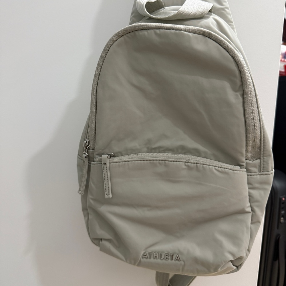 Athleta Gray Minimalist Backpack